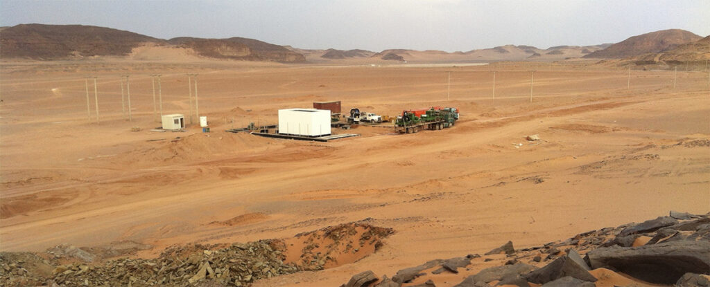 Jordan work site overview.