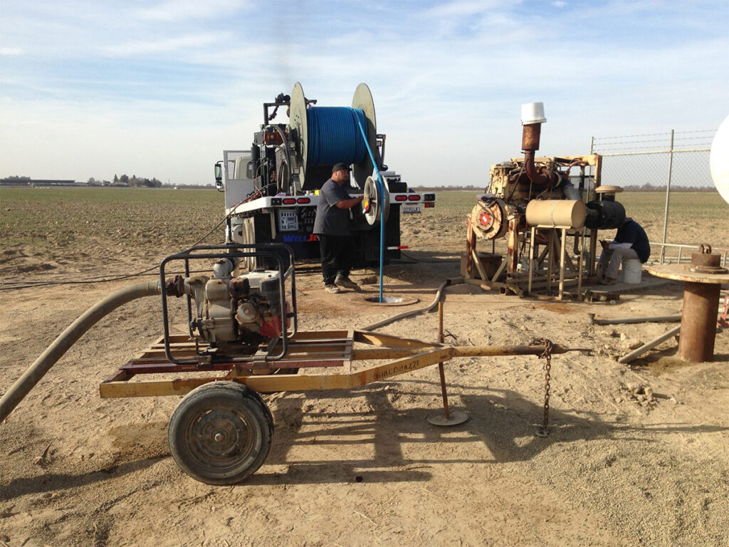 WellJet working in Central Valley.