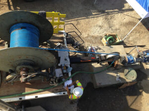 WellJet equipment on site, California Water Service Company.