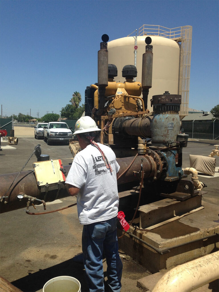 BWP with WellJet at City of Delano Well #22.