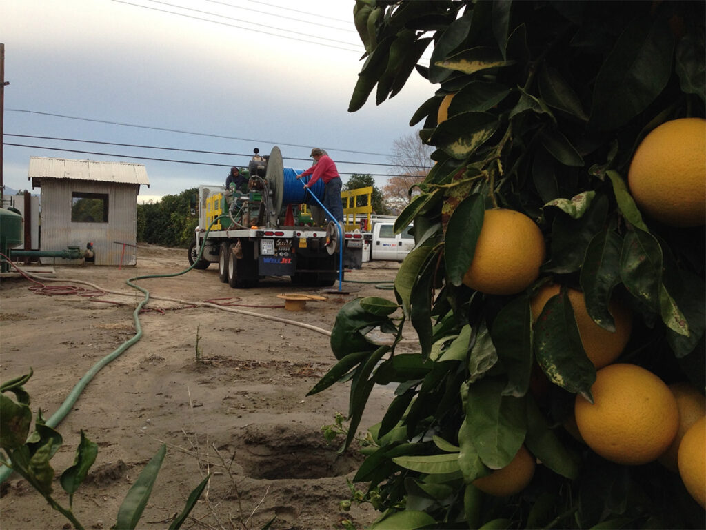 WellJet truck and equipment in the field in 2015.