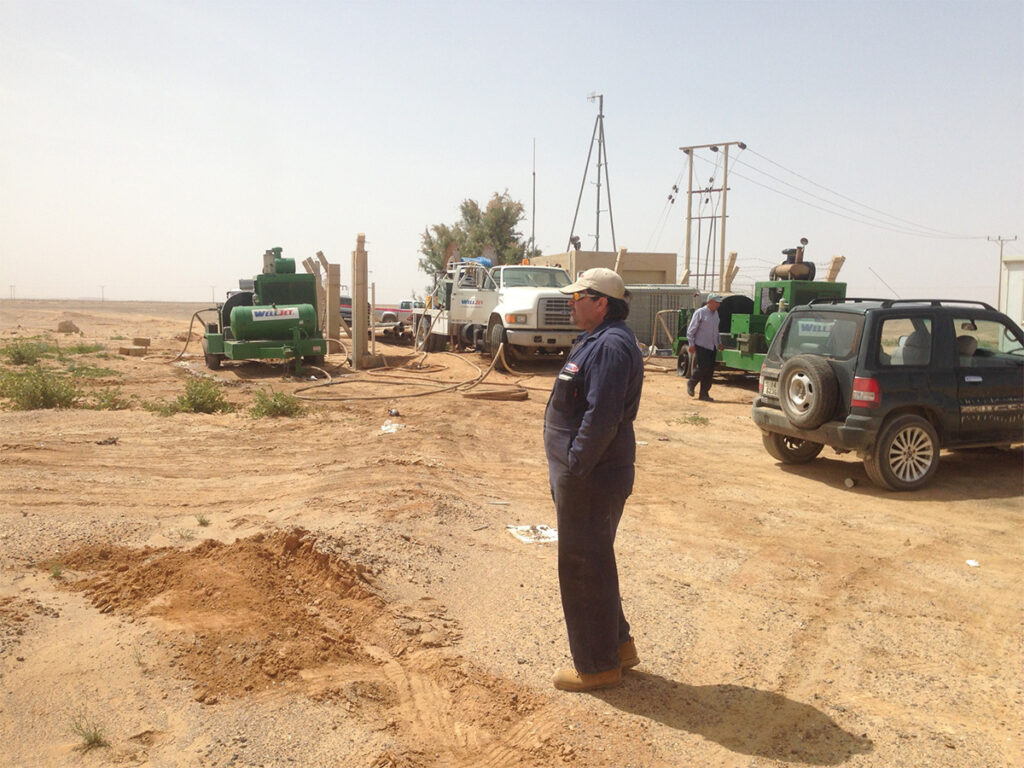 WellJet on site, Eshidiya.