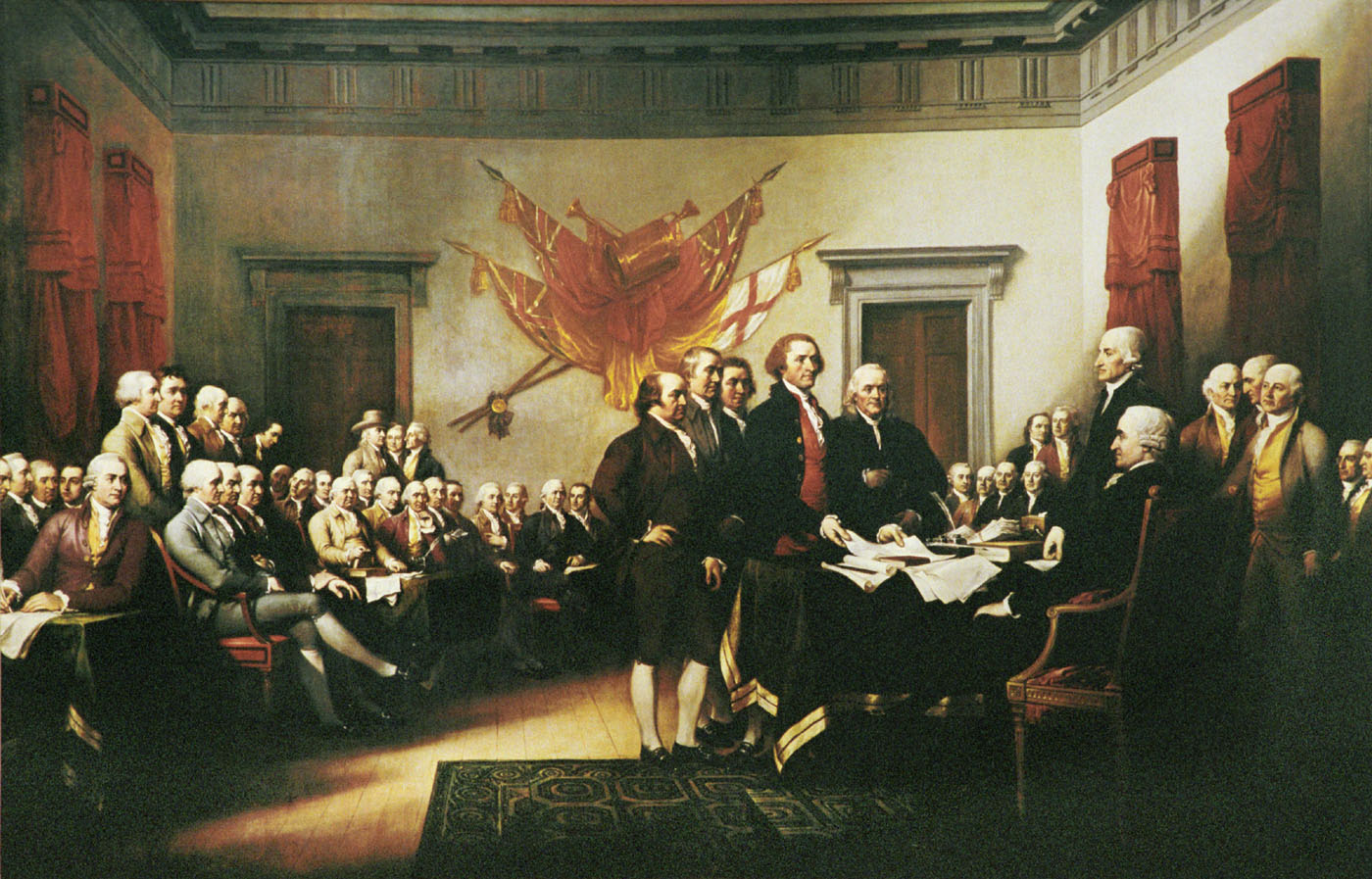 Declaration of Independence Signers, image by WikiImages from Pixabay